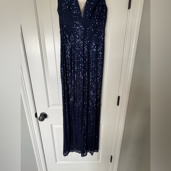 Navy Blue Sequin Jumper - Picture 3 of 13